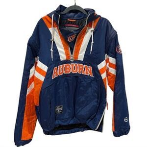 Auburn Tigers Navy and Orange Windbreaker Jacket